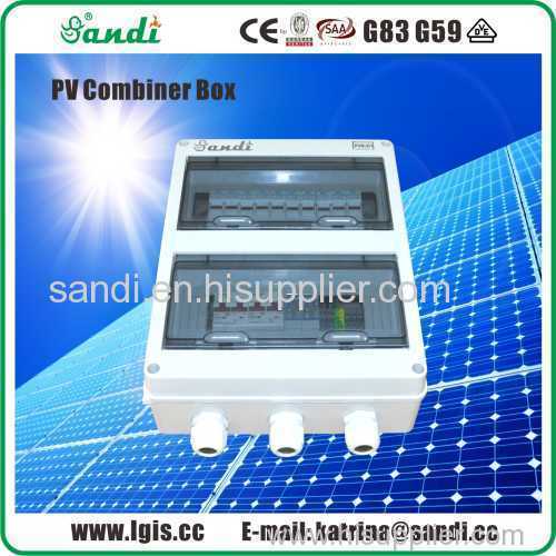 IP65 ABS plastic box PV Combiner Box 5 in 1 out
