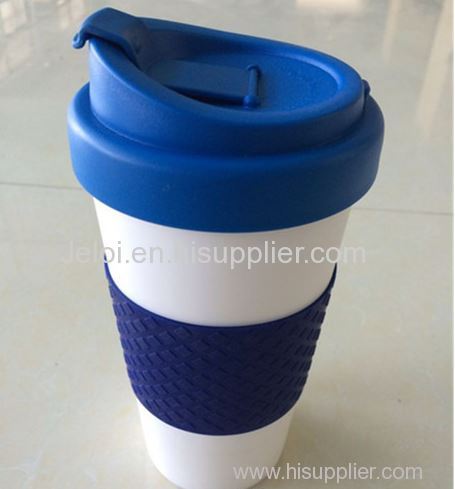 Promotion gift 450ml/16oz LFGB PP plastic coffee mug