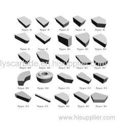 cemented carbide brazed tips