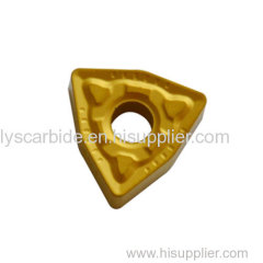 Cemented carbide NC blade Trigon with hole