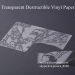 Factory Wholesale Clear Fragile Self Adhesive Label Paper Transparent Ultra Destructible Vinyl Label Material