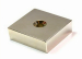 N35M block permanent NdFeB magnet with magnetized axial