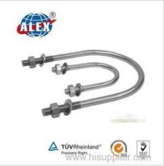 Stainless Steel AISI304/316 U Bolt with Washer Plate and Nuts