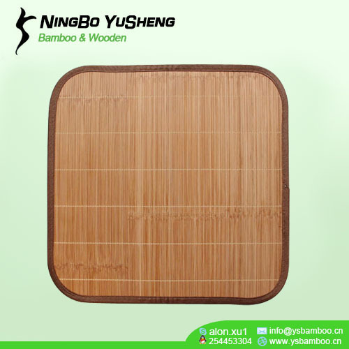 cool handmade bamboo seat mat