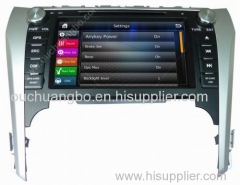 Ouchuangbo autoradio DVD GPS navi Toyota Camry 2012 iPod USB SD