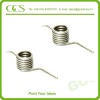 coils torsion spring wire forming of double torsion spring double end springs metal spiral torsion spring