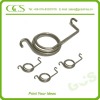 double torsion spring for industry small steel spring zinc-plated torsion spring supplier coil torsion spring manufactur