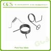 double torsion springs wire form spiral spring double wheel torsion drawing spring spiral twist torsion spring