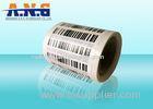 Plastic Small Rfid Tag With Barcode / Disposable Rfid Tags For Books