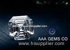 Professional Asscher Cut Synthetic Moissanite Colorless 7.5mm