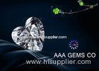 Synthetic Colorless Moissanite Heart Cutting Shape In Size 6mm