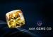 Fashionable Gemstone Cushion Cut Moissanite Yellow 1.0mm -16mm