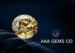 VVS1 Round Yellow Colored Moissanite 6.5 MM 1 Carat 4 Carat