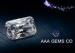 Synthetic Radiant Cut Moissanite Loose Gemstones RI 2.65 - 2.69