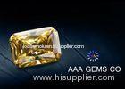 Light Yellow Radiant Cut Moissanite Diamond Middle Size 5mm x 7mm