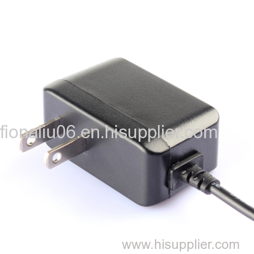 UL FCC America wall mount power supply adapter 12v 0.5a 1a