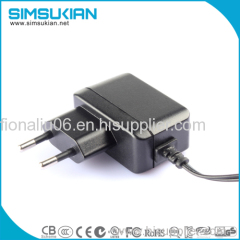 EU plug 12v2a wall mount ac dc adapter with CE FS FCC ROHS