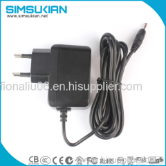 EU plug 12v2a wall mount ac dc adapter with CE FS FCC ROHS