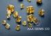 Princess Square 6mm Colored Moissanite Yellow Hardness 9.2 To 9.5