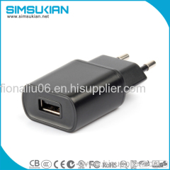 5v 2a usb wall charger for mobile phone