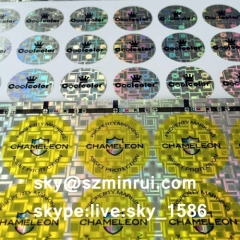 custom tamper proof hologram stickers/tamper proof labels/custom hologram stickers