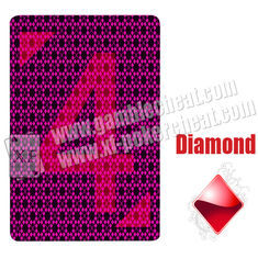 Gambling Cheat 3A Paper Marked Invisible Playing Cards For UV Contact Lenses