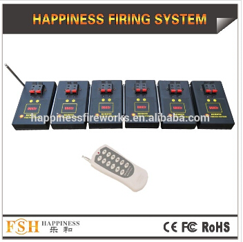 CE/FCC passed 12 cues fireworks firing system 100 M Remote Fireworks Firing System pyrotechnic fire system