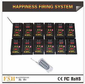 Liuyang Happiness CE passed 24 cues 150m talon remote control fireworks firing system Christmas Day