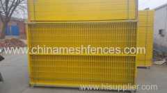 powder coated temporary construction fence PVC coated temporary fence panel