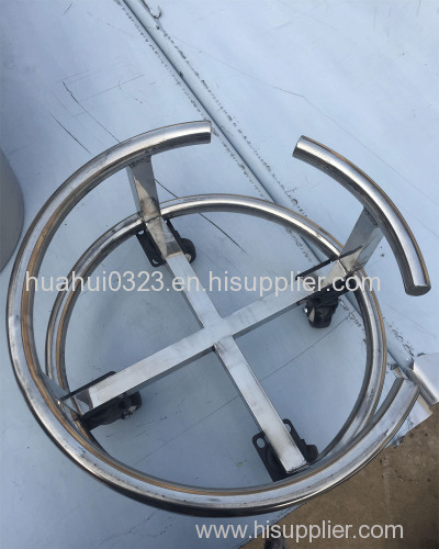 stainless steel trolley for drum