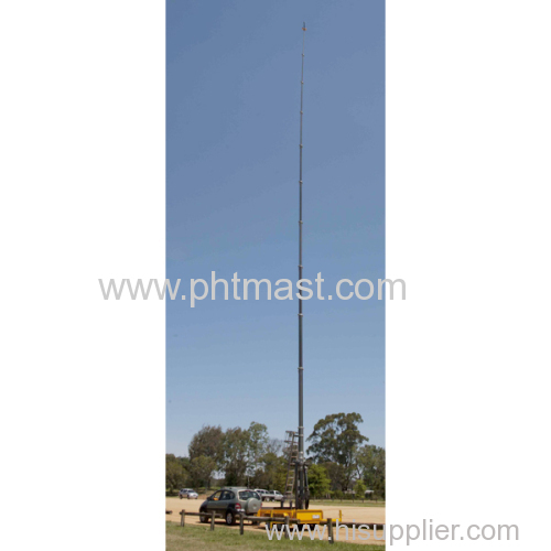30m lockable pneumatic telescopic mast 90A13300