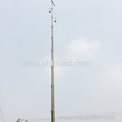 25m lockable pneumatic telescopic mast 90A13250