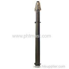 25m lockable pneumatic telescopic mast 50kg payloads 90A12250