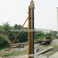 25m height 70kg payloads pneumatic telescopic masts 90A11250