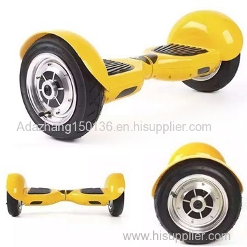 10 inch black two wheels chargeable electric self-balancing scooter