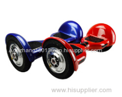 Blue 10-inch powered two wheels self balancing electric scooter