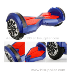 Red Bluetooth and wheel lights two wheels chargeable electric self-balancing scooter