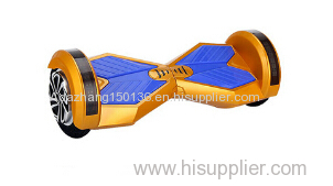 Blue 10-inch powered two wheels self balancing electric scooter