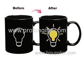 Promotional Customized Heat Sensitive Color Changing Mugs