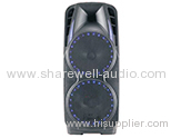Dual 15 Inch China Speaker Manufacturer Loudspeaker Box
