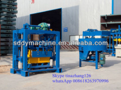 Small block construction making machinery