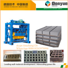 Small block construction making machinery