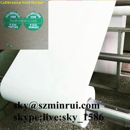 destructive label material roll/destructive label/destructive label with strong adhesive