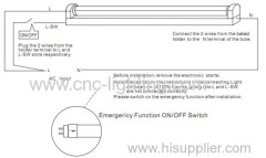 1.2M 18W T8 LED Tube with internal Emergency driver 100-240V Linear Tubular Emergency T8 LED Lamp