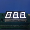Ultra White triple digit 14.2mm common anode 7 segment led display for Instrument Panel
