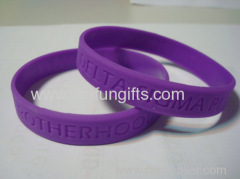 Factory direct sales eco-friendly fashion engraved silicone bracelet