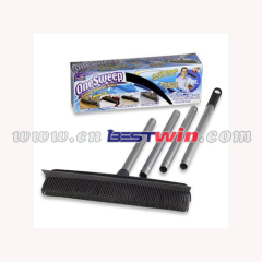 OneSweep Nothing Sweeps Better/Household Cleaning broom One Sweep Rubber Broom As Seen On TV