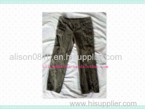 2016 used casual pants with high quality
