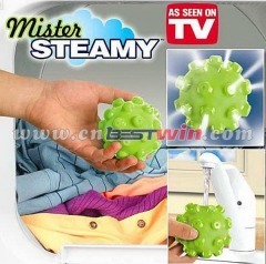 Laundry Dryer Ball Mister Steamy Washing Tool Plastic Dry Ball As Seen On TV