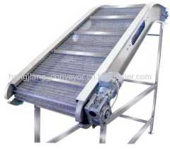 conveyor belt for meat processing bucket lifting conveyor